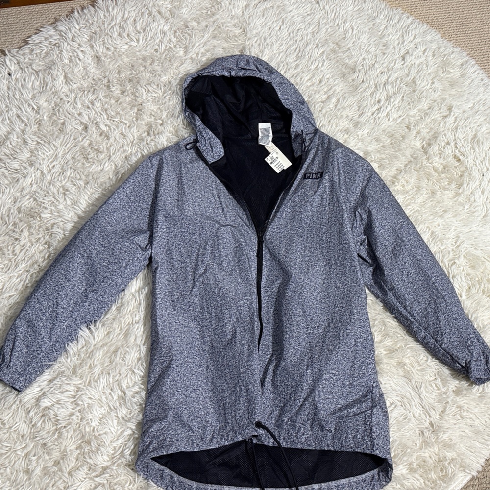 PINK Victoria's Secret Gray Hooded Jacket